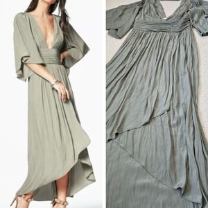 Ramy Brook Kinslie Dress In Sage Green Olive Women Size 4 Small